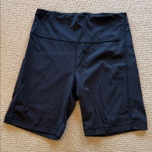 Athleta Women's Sleek Black Bike Shorts
